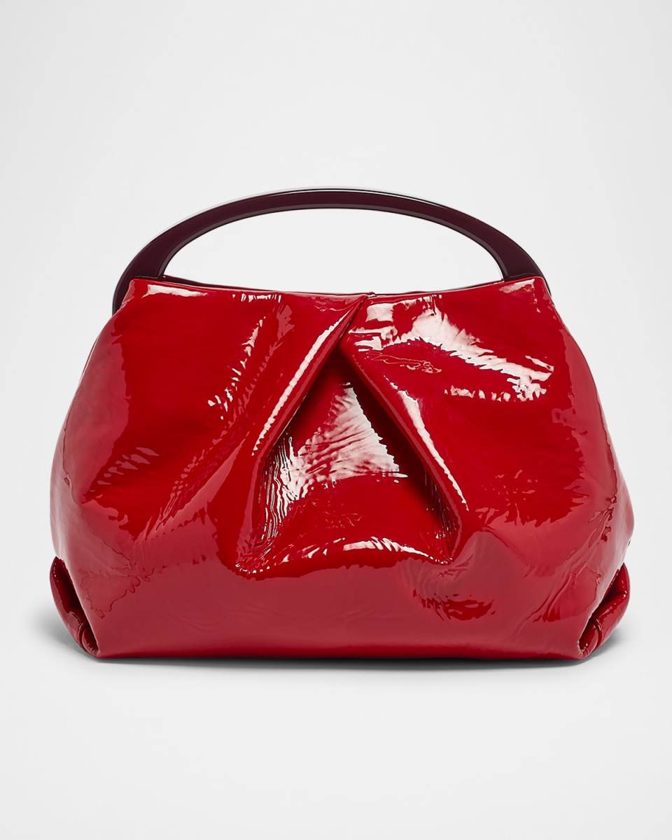 Crisp Patent Leather Crossbody Bag